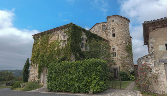 TARN, NEAR CORDES SUR CIEL, SMALL FAMILY CHATEAU WITH COTTAGE