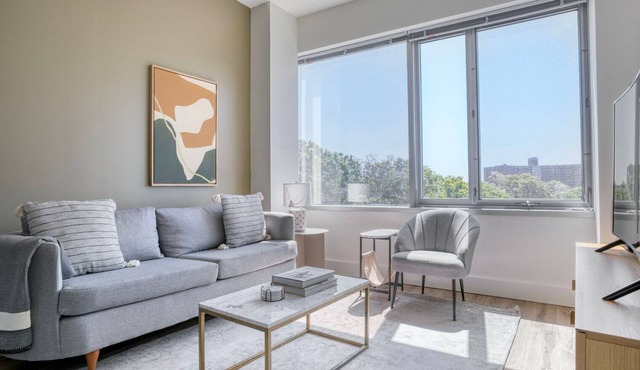 Tasteful Alexandria West 1BR w/Gym & W/D, nr Metro, by Blueground