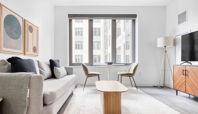 Tasteful South End 1BR w/ Gym, W/D & Pool, near SoWa, by Blueground