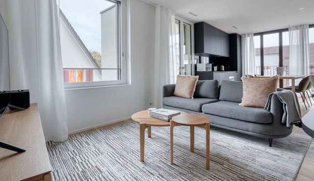 Tasteful Wipkingen 1BR w/ Storage & W/D, nr Market, by Blueground