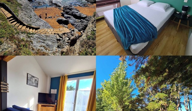 Tastefully decorated 3* house, 5 minutes from the beach, large terrace ☀️