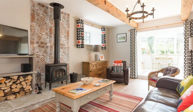 Tastefully decorated with sumptuous furnishings.