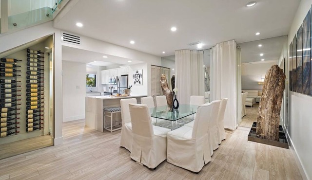 Tastefully modern, yet comfortably coastal.