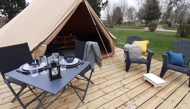 Tente Bell au camping Hautoreille