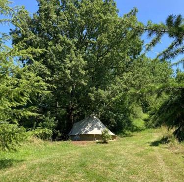 Tente bivouac Option bain chauffée au bois