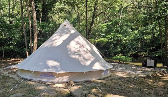 Tente Lodge Tout Confort à Quelques Mètre de la Rivière et Sanitaire Privatif !