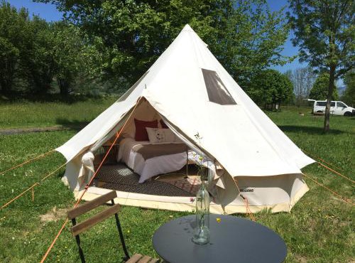 Tentes Glamping au camping Le Gerrit à Marsous