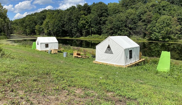 Tentrr Signature Site - Lakeside Tents in Historic Orchard