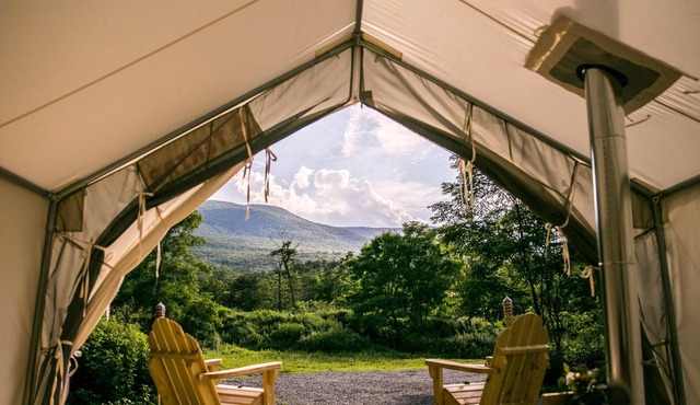 Tentrr Signature Site - The Old Catskill Game Farm Abandoned Zoo: Mountain View