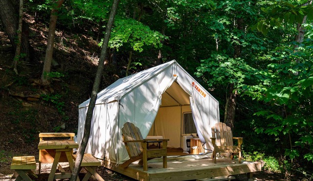 Tentrr State Park Site - WV Hawk's Nest State Park - Site G - Single Camp