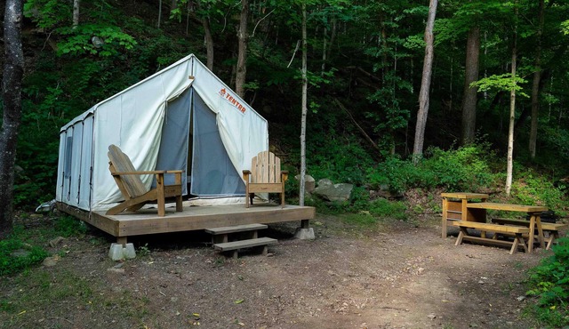 Tentrr State Park Site - WV Hawk's Nest State Park - Site D - Single Camp
