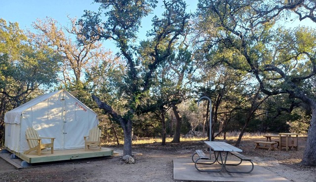 Tentrr State Park Site - Texas Guadalupe River State Park - Site A - Single Camp