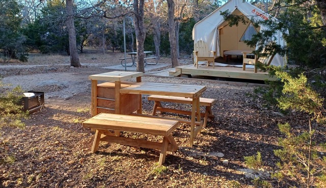 Tentrr State Park Site - Texas Guadalupe River State Park - Site D - Single Camp