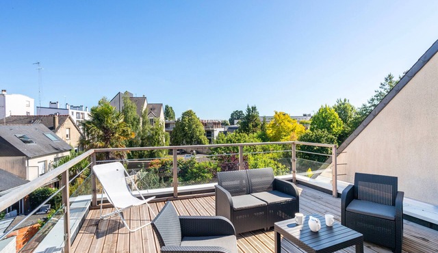 Teranga - Studio avec grande terrasse dans Rennes