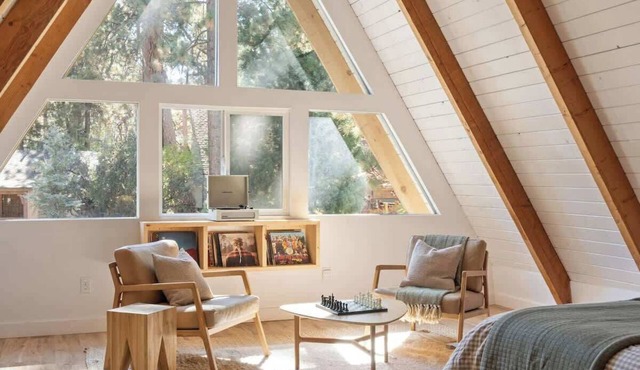 Terra Cottage MidCentury Modern A Frame Spa