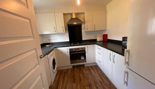 Terraced whole 3 bed house with allocated parking near the airport