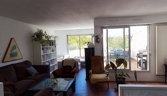 Terrasse 50 m2 à Nantes et 3 Chambres, Shopping, Nature, Randonnée, Footing