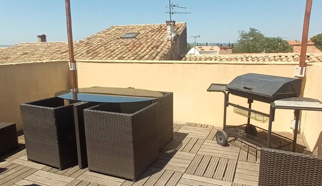 Terrasse SUR Toit+barbecue+tram Direct Montpellier