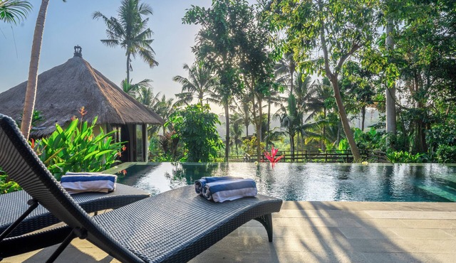 Terrific 3 bedroom Bali villa with stunning views in Ubud
