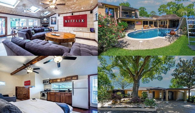 Texas Size + Pool + Hottub + Bar + 8 bedroom+ Ping Pong + Guest Suite