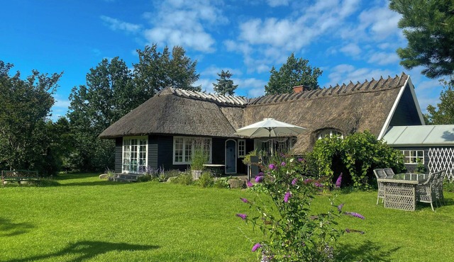 Thatched cottage near family beach in Odsherred