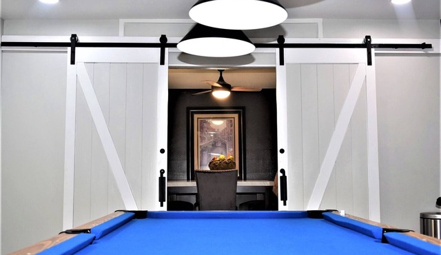 The 32sq ft. Pool Table Home
