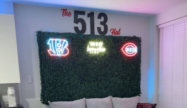 The 513 Flat II! Pool & River View! Free Gated Parking! Walk to Banks & Stadium!