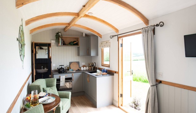 The Acorn - A bespoke handmade oak shepherd's hut