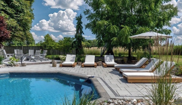 The Addison | Modern Farmhouse | Pool and Hot Tub