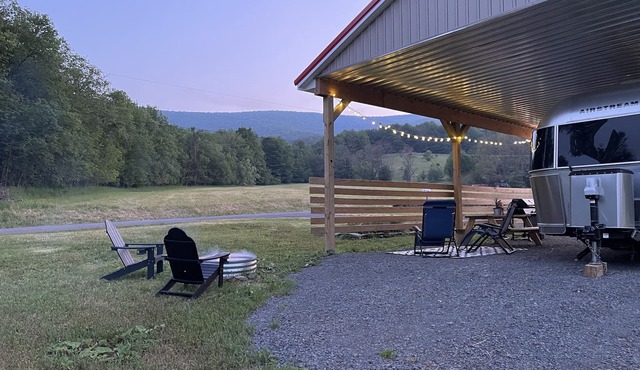 The Airstream Miss Pickle at Bearpen Mountain-seasonal rental