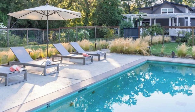 The Anderson - Calistoga Pool Home Near Vineyards