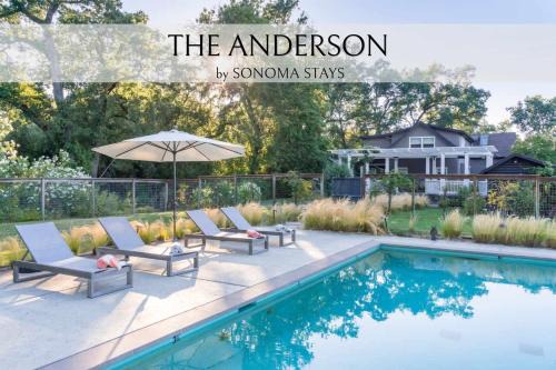 The Anderson - Calistoga Pool Home Near Vineyards