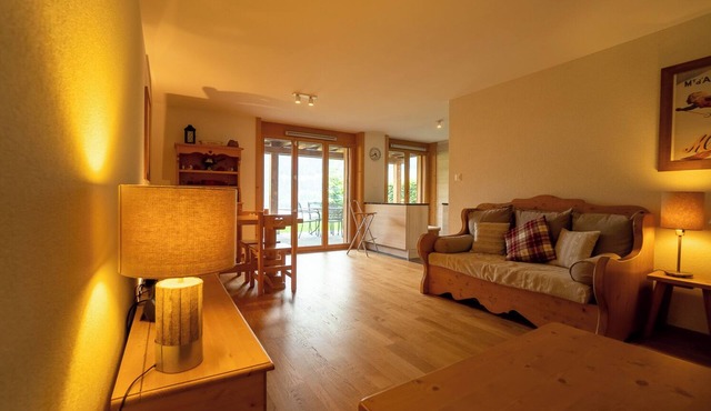 The apartment is located 150m from the Place de la Barboleuse in Gryon and is close to all amenities