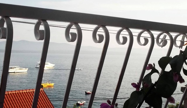 The apartment is located on the first floor of our house, 50 meters from the sea
