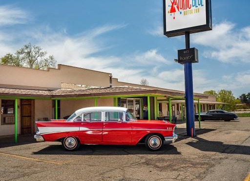 The Atomic Blue Motor-Inn