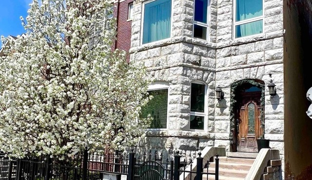 The Banksy-King Bed-Firepit-Rooftop-United Center