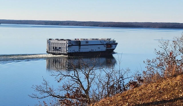 The Barge Inn has amazing views of beautiful Kentucky Lake.