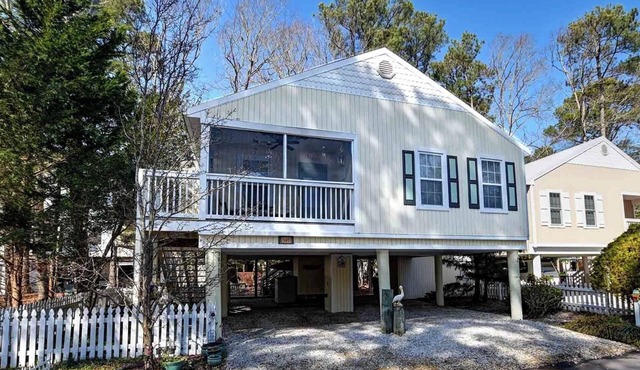 The Beach Treehouse located in Clearwater Community! WIFI, Community Pool, 3 miles to the Beach! *New Booking Incentive! Book and receive a 3 day pass to Delaware State Beaches. Inquiry for details!*