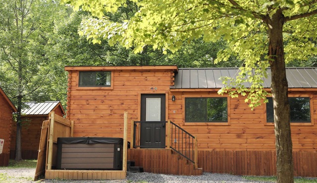 The Bellefonte Campground presents: Tiny Home | 2 Bedroom with HOT TUB