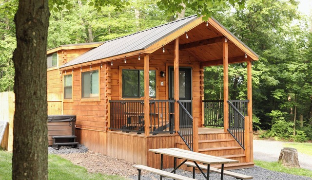 The Bellefonte Campground presents: Tiny Home | 1 Bedroom with HOT TUB