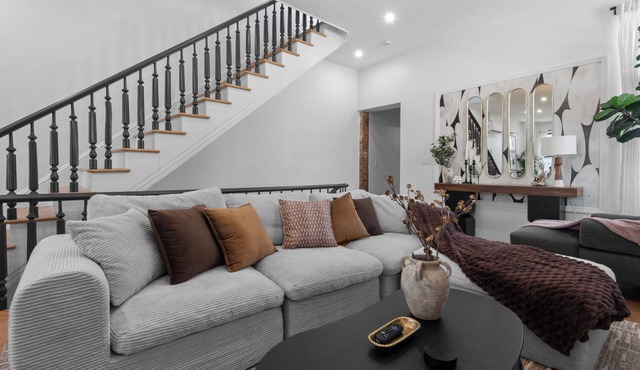 The Bergen Standard 3BD 2BA Brownstone + Parking
