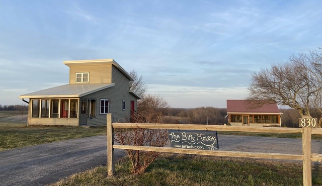 The Bitty House One, next to a winery!