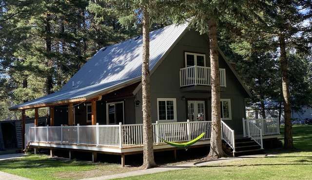 The BLL Cabin with 4 kings and 1 full bed in town.