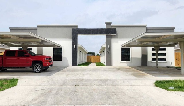The blue apartment near expressway
