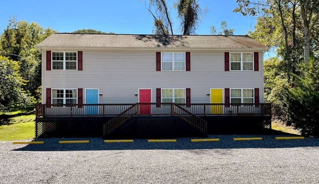 The Blue Door at Sylva Home Base Apartments