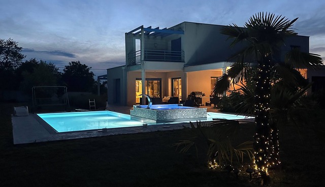 The blue house