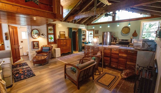 The Blue House. Walkable to Russian River, Family Friendly, AC, Wifi.