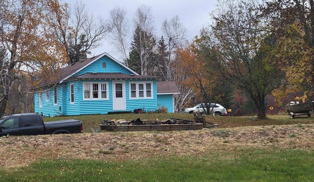 The Blue Lakeside House