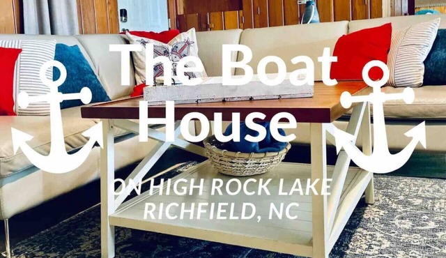 The Boat House hideaway on High Rock Lake