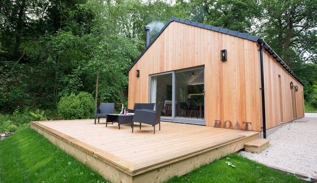The Boathouse at Riding Mill, a contemporary 2 bedoom holiday cottage.